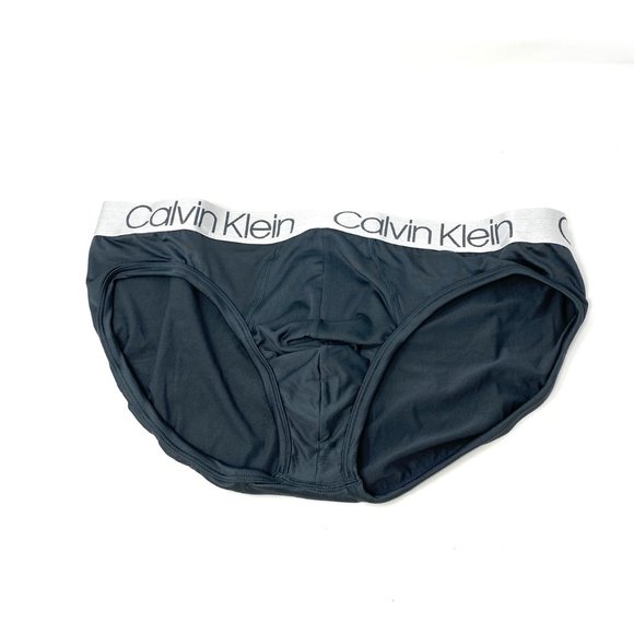 🌿SALE🌿 Calvin Klein 3 pack Men Black Gray Underwear Brief Size S M  NP - Picture 7 of 11